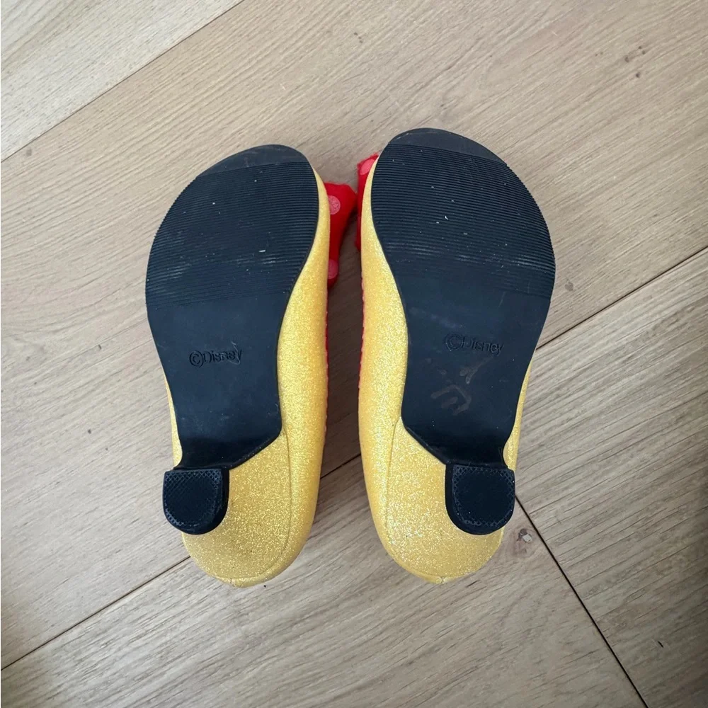 Disney Minnie Yellow and Red Polka Dot Shoes 11/12 - Picture 10 of 14